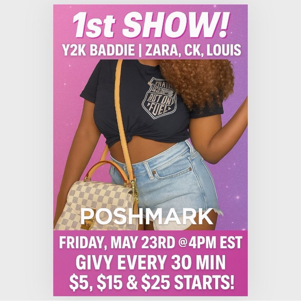 LIVE Show! May 23 @ 4PM EST | Y2K, Vintage, Designer | $5+ Bids + GIVYs!